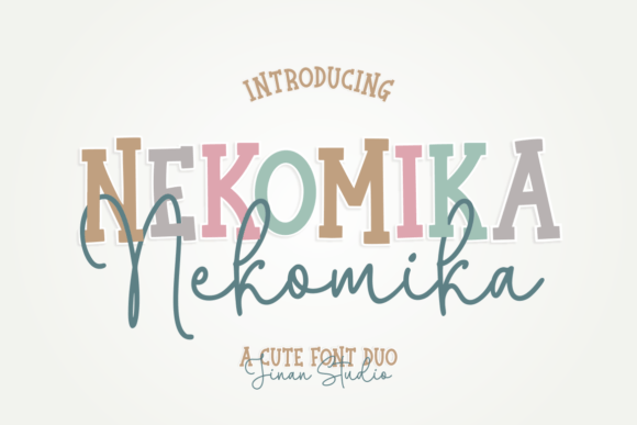 Adding Romance with Nekomika Font Duo