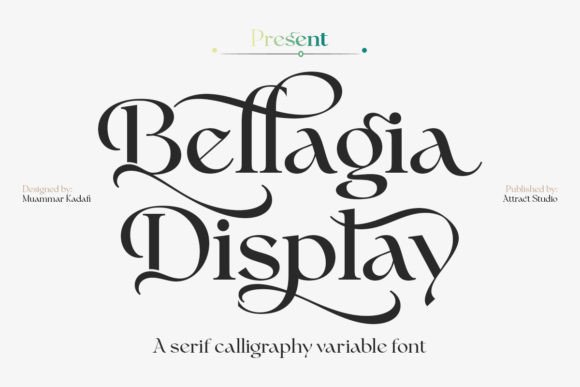 Bellagia Display: A Typographic Fusion for Elevated Design