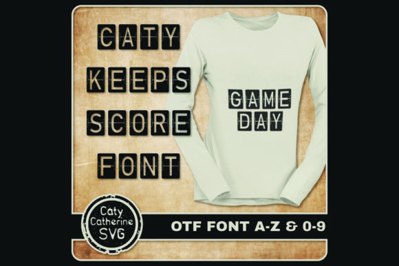 Caty Keeps Score: The Decorative Font That Elevates Every Creative Project