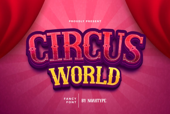 Circus World: A Bold Western Display Font for Creative Brands