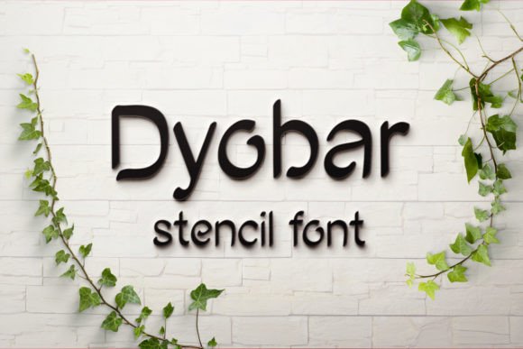 Dyobar: A Strategic Choice for High-Impact Stencil Typography