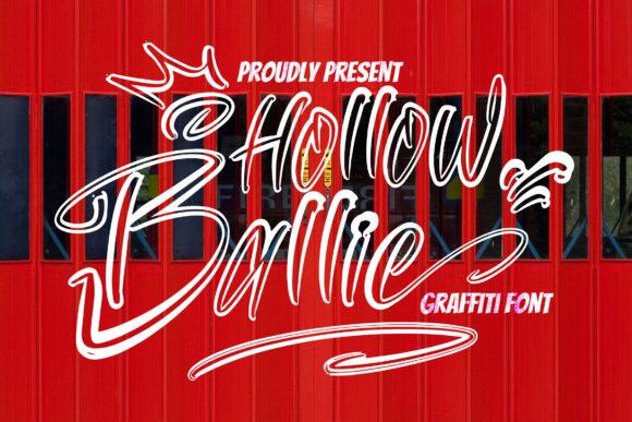 Hollow Ballie: The Street Art Font Redefining Bold Visuals
