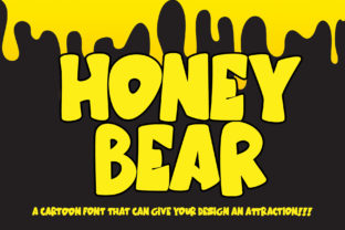 Honey Bear: The Playful Display Font for Bold Branding