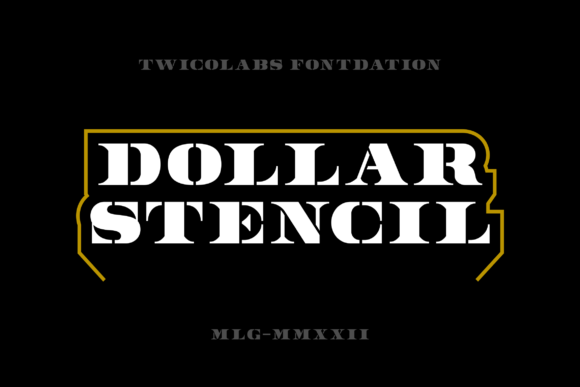 Why Dollar Stencil Is the Essential Serif for Authentic Vintage Design